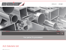 Tablet Screenshot of als-solutions.com